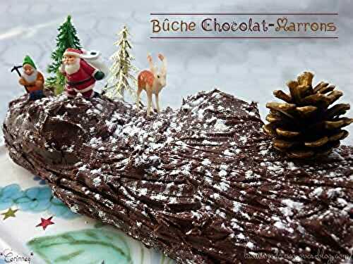 La Bûche chocolat-marrons sans cuisson  - 🥗 La Cuisine de Coco 🍜