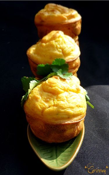 Mini gâteaux de courge au parmesan, parfumés à la coriandre - 🥗 La Cuisine de Coco 🍜