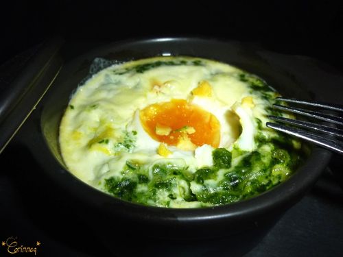 Oeufs cocottes mollets à la Florentine - 🥗 La Cuisine de Coco 🍜