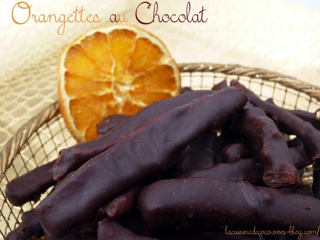 Orangettes au chocolat - 🥗 La Cuisine de Coco 🍜