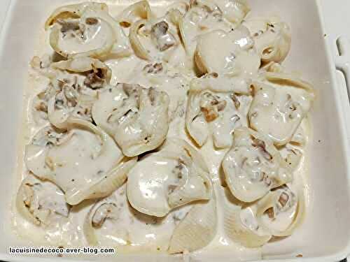 Pâtes farcies poulet champignons sauce Alfredo - 🥗 La Cuisine de Coco 🍜