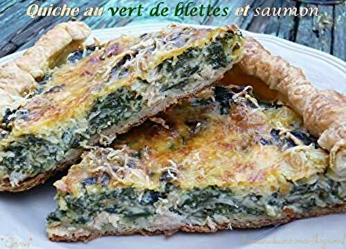 Quiche au vert de blettes et saumon - 🥗 La Cuisine de Coco 🍜