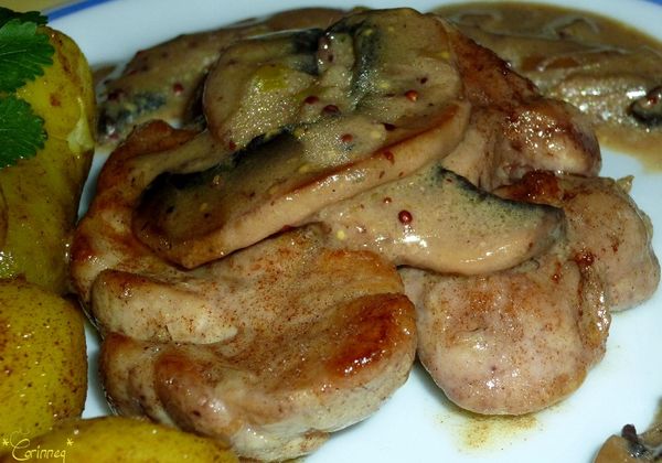 Ris de veau sauce au Porto et moutarde à l'ancienne - 🥗 La Cuisine de Coco 🍜