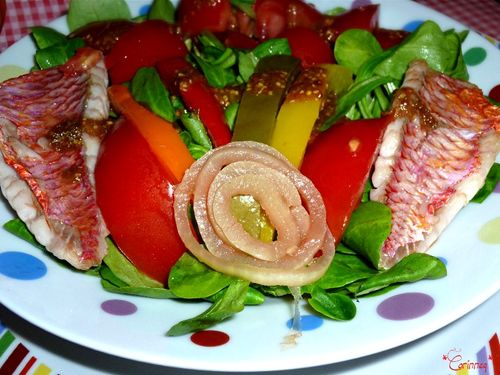 Salade de cresson aux filets de rougets - 🥗 La Cuisine de Coco 🍜
