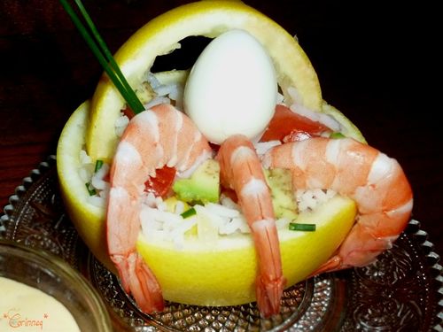Salade de riz au pamplemousse - 🥗 La Cuisine de Coco 🍜