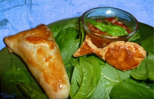 Sardines au bacon en papillote feuilletĂ©e et leur verrine de tartare de tomates basilic - đ„ La Cuisine de Coco đ