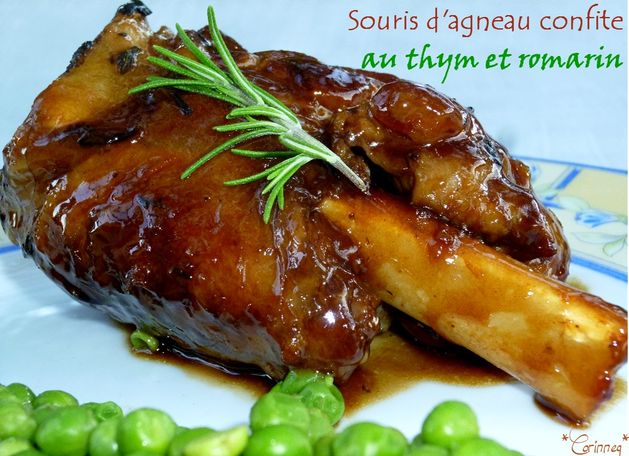 Souris d'agneau confite au thym et romarin - 🥗 La Cuisine de Coco 🍜