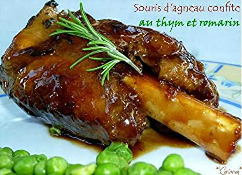 Souris d'agneau confite au thym et romarin - 🥗 La Cuisine de Coco 🍜