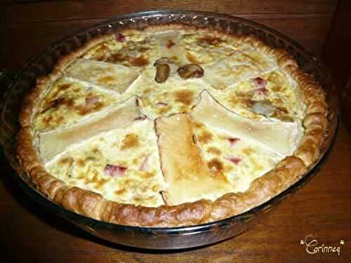 Tarte aux endives, champignons, jambon et camembert - 🥗 La Cuisine de Coco 🍜