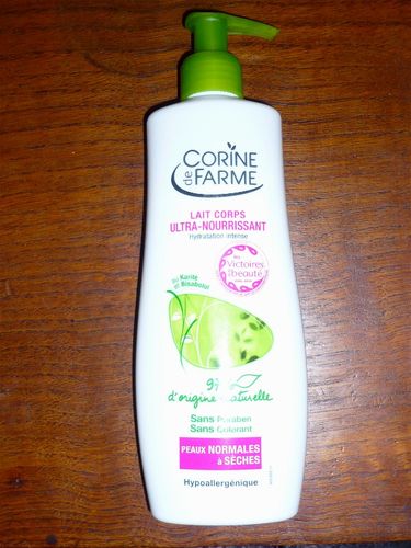 Test du Lait corps Ultra-Nourrissant Corine de Farme - 🥗 La Cuisine de Coco 🍜