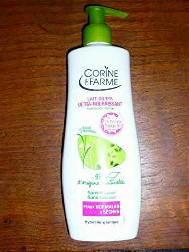 Test du Lait corps Ultra-Nourrissant Corine de Farme - 🥗 La Cuisine de Coco 🍜