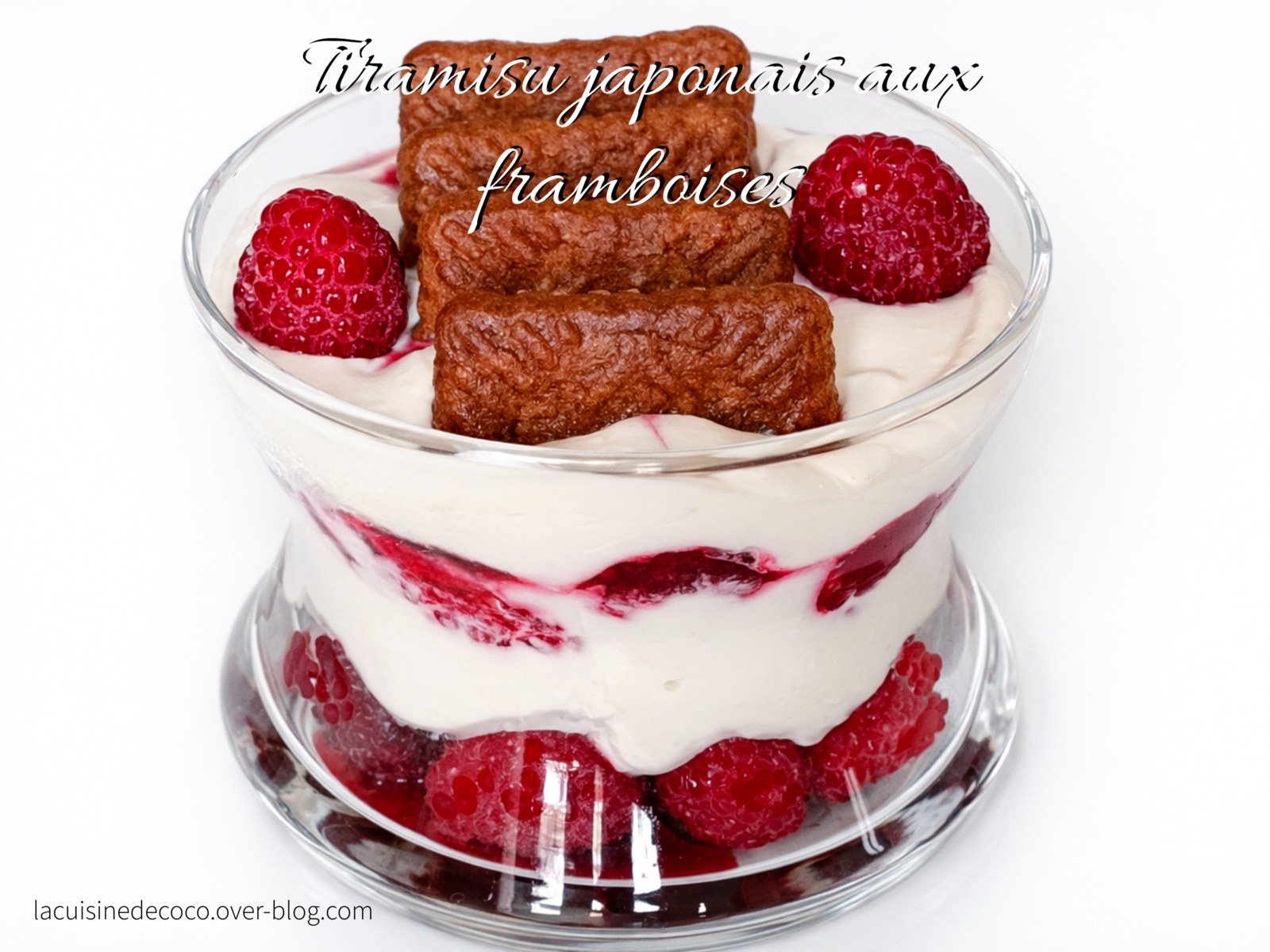 Tiramisu Japonais aux framboises - đ„ La Cuisine de Coco đ