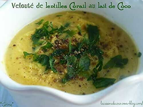 Velouté de lentilles corail au lait de coco - 🥗 La Cuisine de Coco 🍜