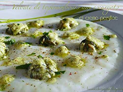 Velouté de topinambours aux escargots et crème persillée - 🥗 La Cuisine de Coco 🍜