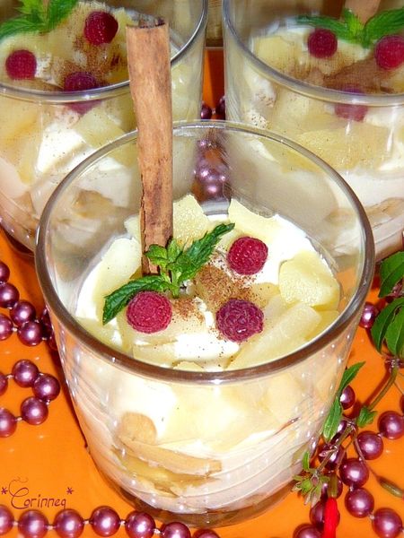 Verrines aux poires et mousse de mascarpone - đ„ La Cuisine de Coco đ