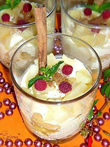 Verrines aux poires et mousse de mascarpone - 🥗 La Cuisine de Coco 🍜