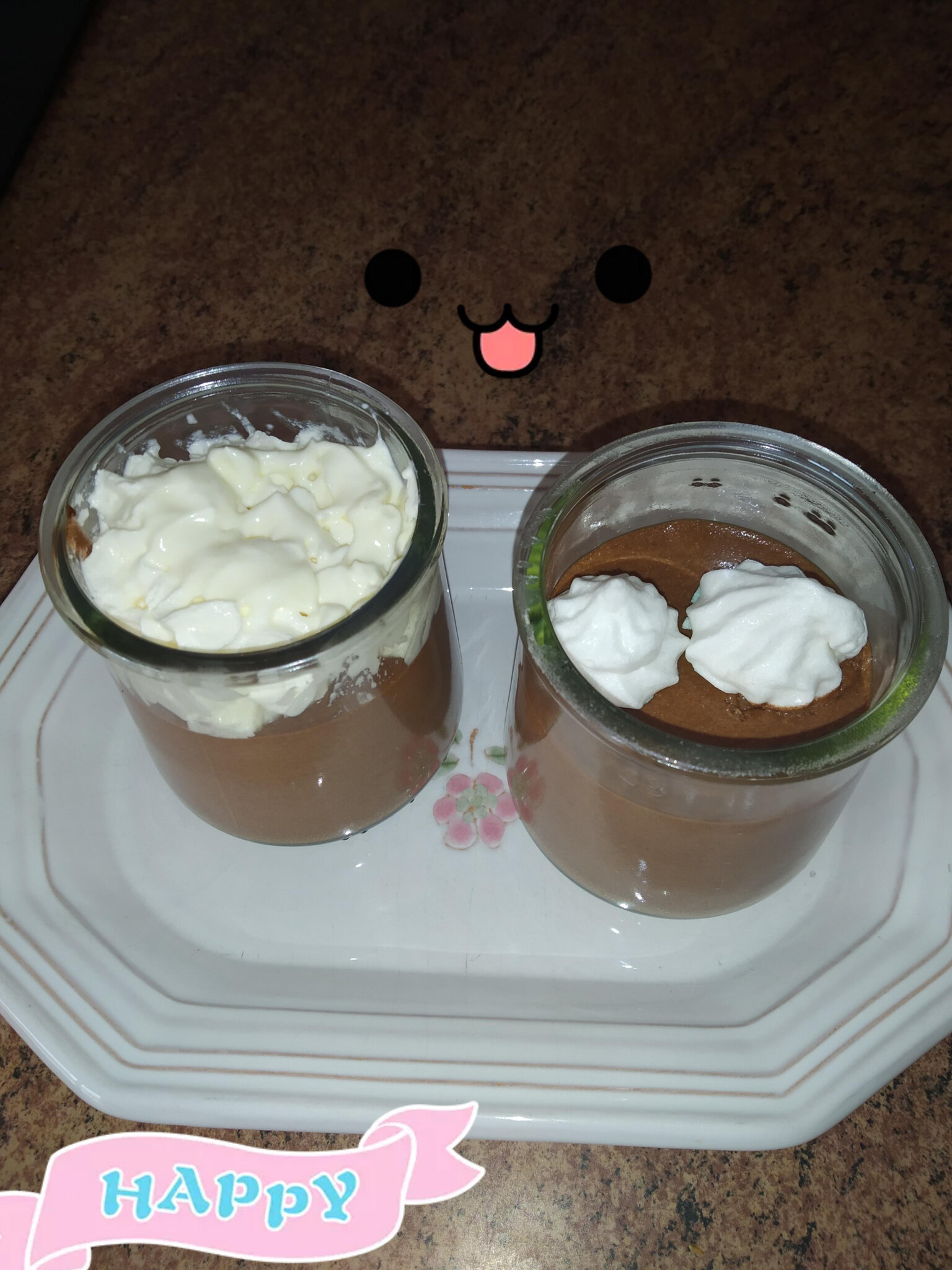 Mousse chocolat très légère