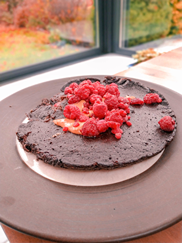 Galette d'avoine au chocolat