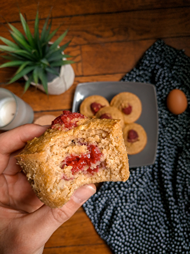 Muffins healthy à la framboise