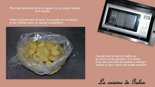 ASTUCE POUR CUIRE DES POMMES DE TERRE EXPRESS