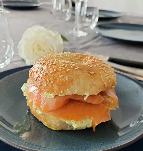 BAGEL AVOCAT SAUMON FUME