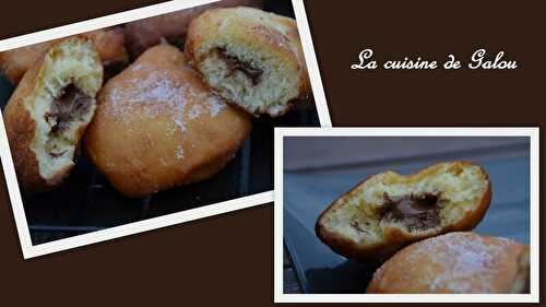 BEIGNETS AU NUTELLA