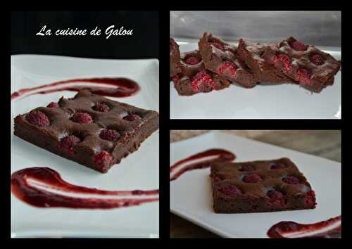 BROWNIE CHOCOLAT FRAMBOISES