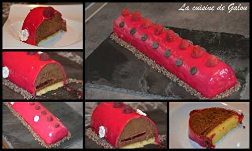 BUCHE CHOCOLAT FRAMBOISE