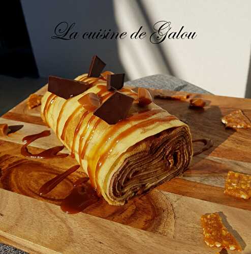 BÛCHE DE CRÊPE NOEL 2018