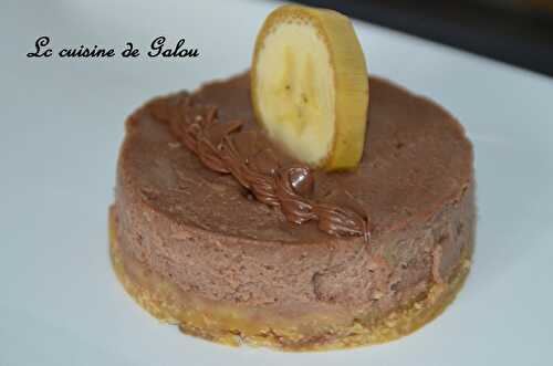 CHEESECAKE BANANE NUTELLA