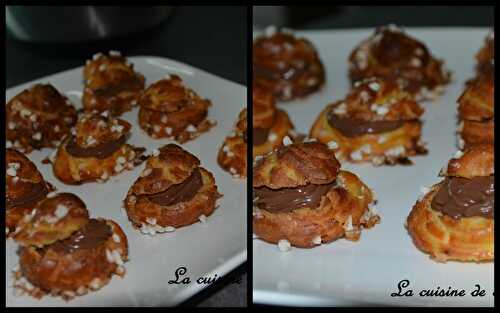 CHOUQUETTES FOURREES A LA CHANTILLY CHOCOLAT- PASSION