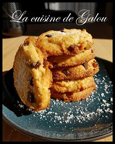 COOKIES A LA NOIX DE COCO ET PÉPITES DE CHOCOLAT