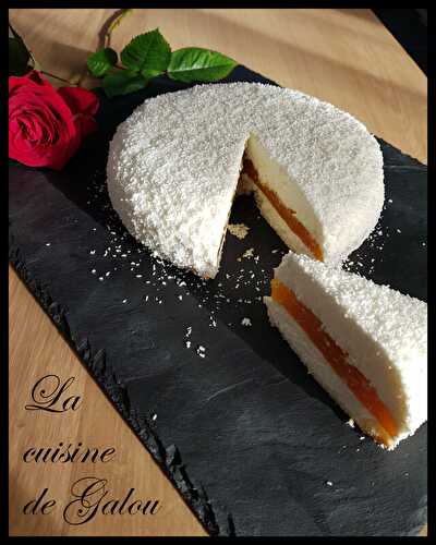 ENTREMET NOIX DE COCO ET SON INSERT MANGUE/PASSION