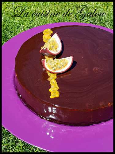 ENTREMET PASSION / CHOCOLAT