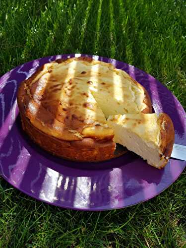 GATEAU AU FROMAGE BLANC SANS PATE