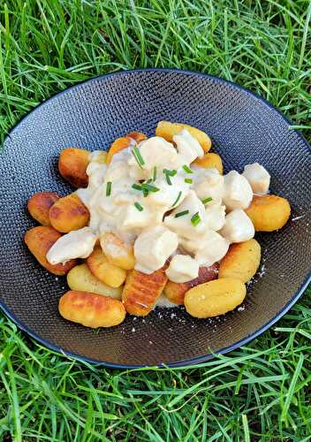 GNOCCHIS AU POULET ET AU PARMESAN