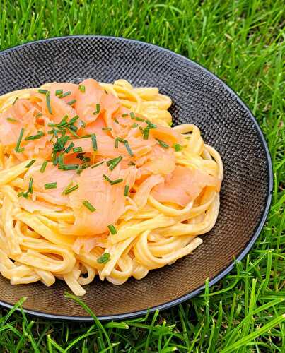 LINGUINES AU SAUMON FUMEE