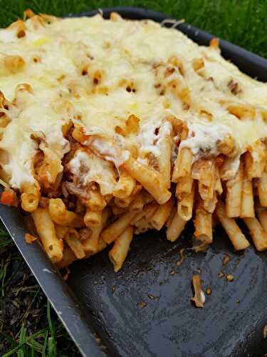 MACARONIS FAÇON LASAGNES A LA BOLONAISE