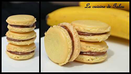 MACARONS BANANES NUTELLA