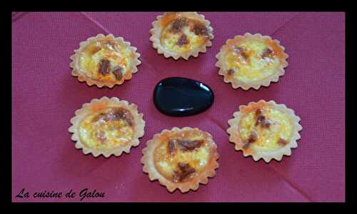 MINIS QUICHES AU CHORIZO