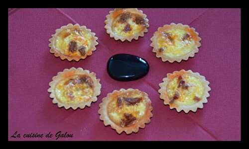 MINIS QUICHES AU CHORIZO