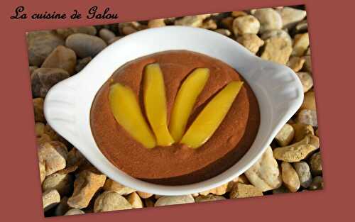 MOUSSE AU CHOCOLAT AUX MANGUES