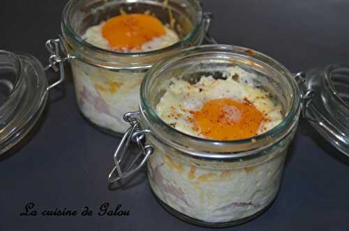 OEUFS COCOTTES AU BACON