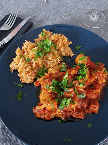 POULET BASQUAISE AU CHORIZO FAÇON CYRIL LIGNAC