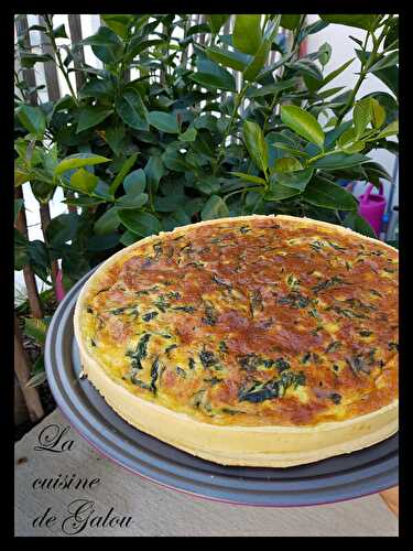 QUICHE AUX SAUMON ET AUX EPINARDS