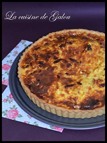 QUICHE CHEVRE ET TOMATES SECHEES