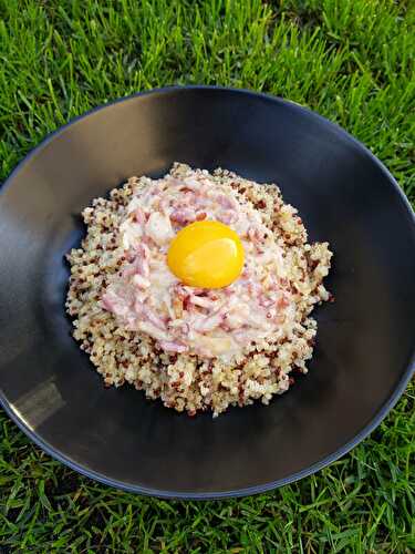 QUINOA GOURMAND A LA CARBONARA