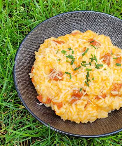 RISOTTO AU CHORIZO ET AU COMTE