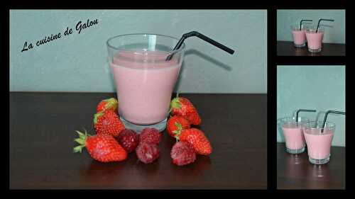 SMOOTHIE FRAISES ET FRAMBOISES