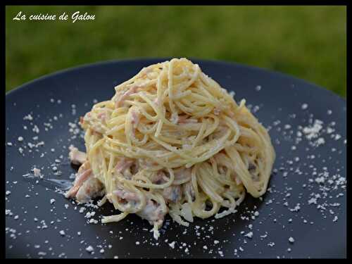 SPAGHETTIS JAMBON CHAMPIGNONS